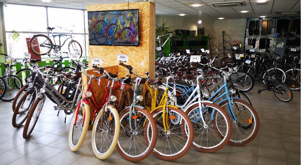 vélo électrique femme différentes couleurs