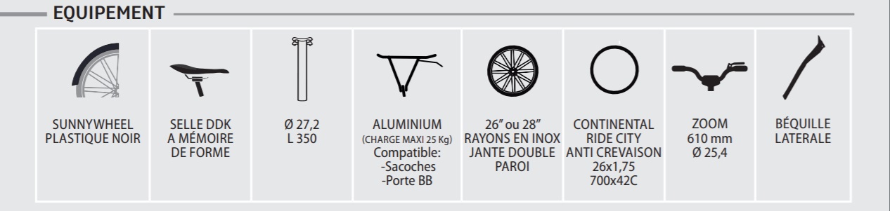 Neomouv carlina - équipements