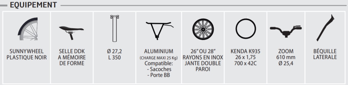 velo electrique neomouv linaria -équipements